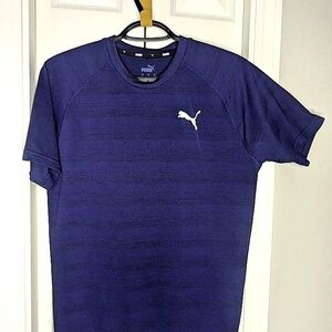 Puma Blue T-Shirt with Logo